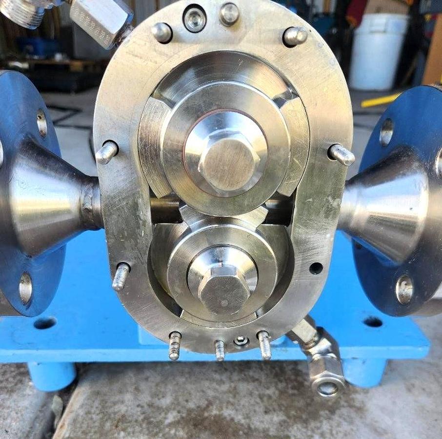 Used Waukesha/SPX Size 015 Universal Rotary Lobe Jacketed Positive Displacement Pump