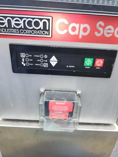 Used Enercon Induction Cap Sealer Model 2KW with Stalled Bottle Detector