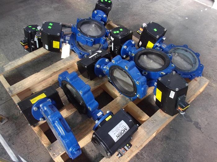 Keystone Butterfly Valves with Morin Actuator Stainless Steel
