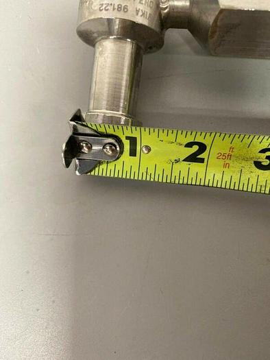 Used Viatran 23BTBDA571AG Stainless Steel Pressure Transducer w/ 1" Sanitary Fitting