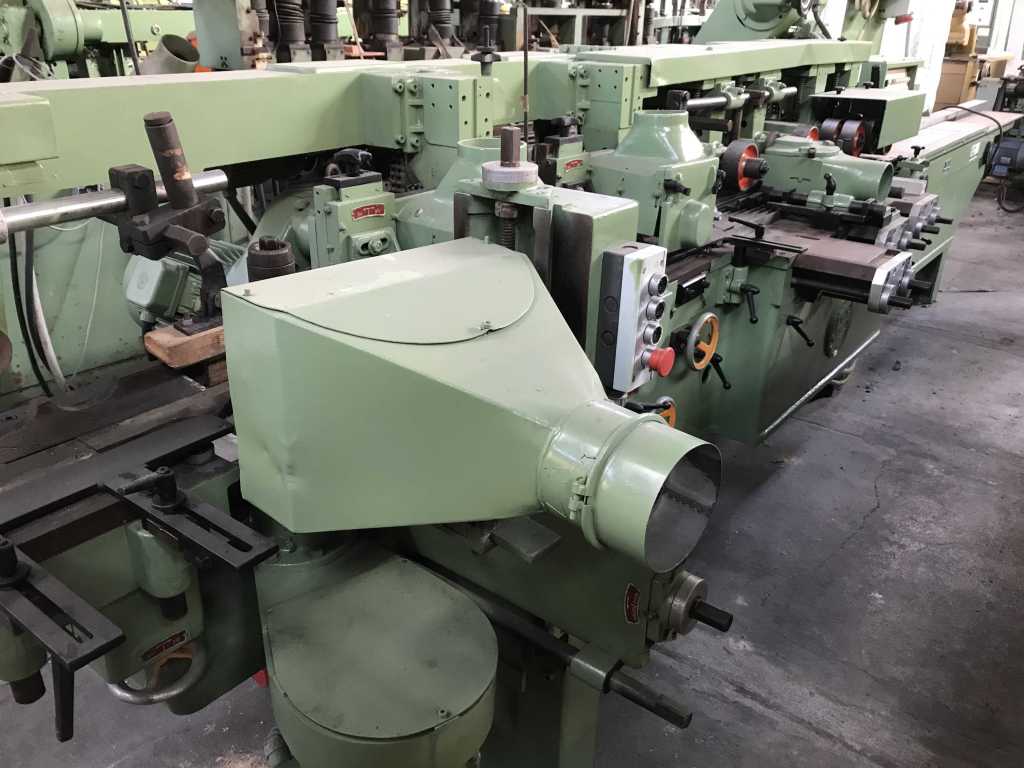 Usato *RISERVATA* Scorniciatrice Weinig Unimat 17N, alberi 7+1