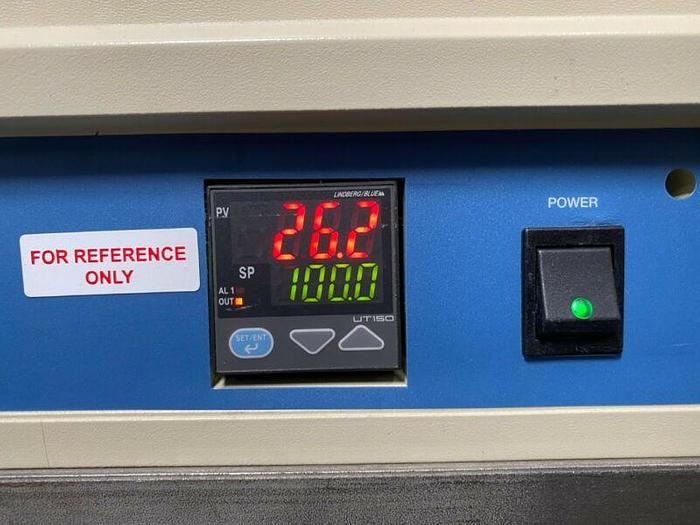 Used Lindberg/Blue M WB1140C-1 100 Liter Waterbath Temp 100°C 240 V w/ Mobile Cart