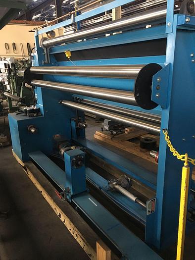 Used 88" WIDE DUNCAN TECHNOLOGIES INSPECTION REWINDER