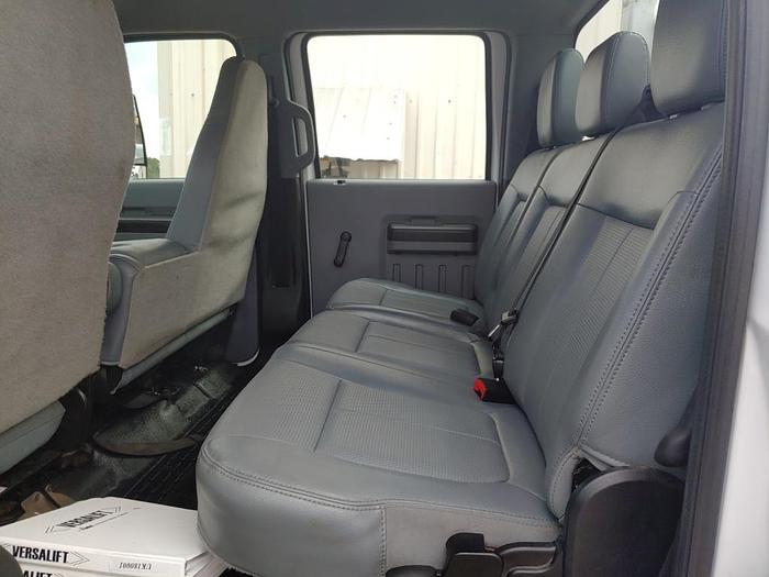 Used Versalift VTP40NE Cable Placer on 2018 Fred F750 Crew Cab Utility Reel Truck