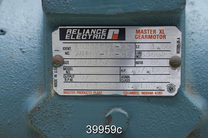 Used Beloit DD4000 Refiner Set-Up Motor, 20/24" #39959