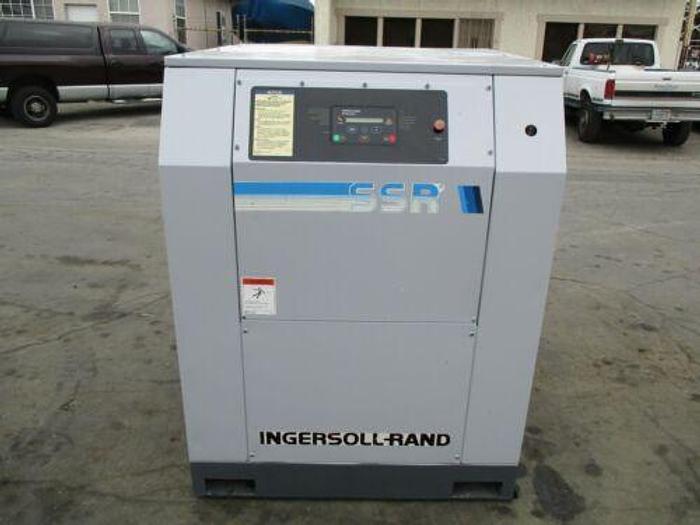 1996 INGERSOLL RAND MODEL SSR EP30 SE SCREW AIR COMPRESSOR 30 HP 125 CFM 125 PSI