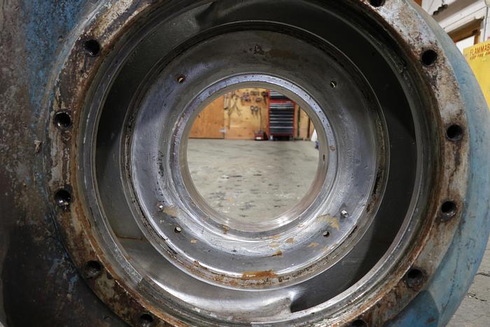 Used Goulds 3175 14x14x22h Stainless Steel Pump Casing #44031