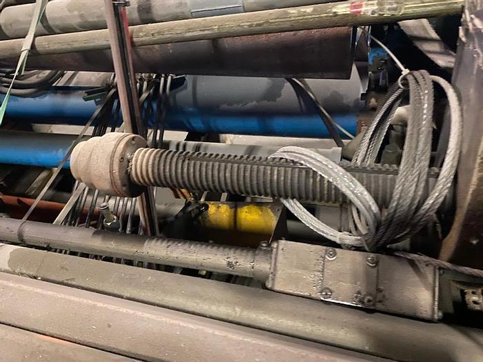 Used 85" (2.15M) CAMERON MDL 458 SLITTER REWINDER SHAFTLESS REWIND