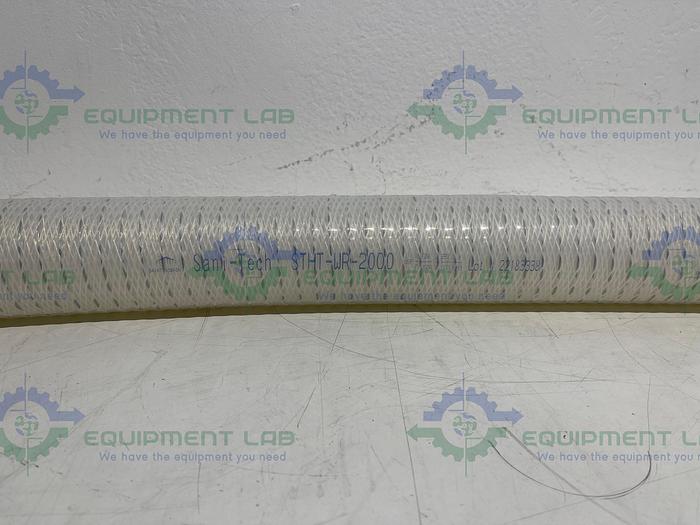 Used Sani-Tech  STHT-R-WR-2000 37" Silicone Hose w/ 2" Sanitary Fitting