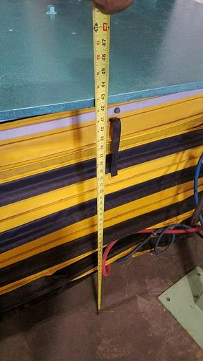 Used Knight 4000 Lb. Lift Pneumatic Air Lift Turn Table Pallet Coil Lifting Scissor