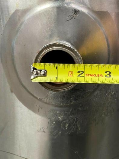 Used LEE 150 Liter Stainless Steel Jacketed 45 PSI Reactor w/ Sight Glass & Valves