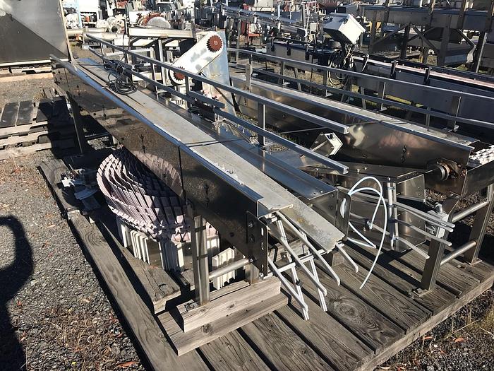 Used Conveyor, Belt, 12" X 25', S/st, (2) 90 Degree Turns, S742166 #S742166