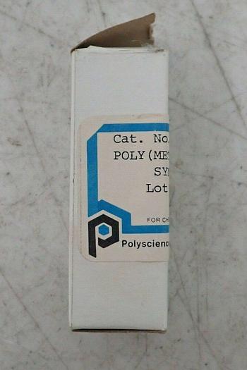 Used Polysciences 8729 Poly(methyl methacrylate) 1g ~ 70% Full