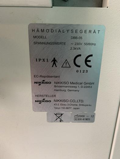 Gebraucht Nikisso DBB-05 Dialysegerät 297825 h