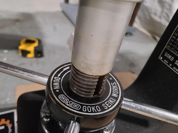 Used Rockwell Hardness Tester made by GOKO SEIKI in Japan Comes with