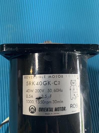 Used oriental motor reversible motor 5rk40gk-c2 for Sale at Tara Se...