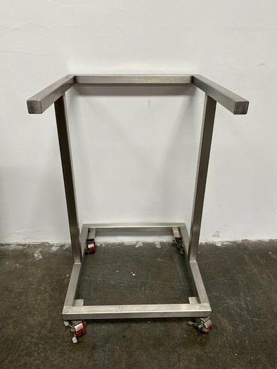 Used Stainless Steel 24" x 24" x 39" Cart w/ Casters