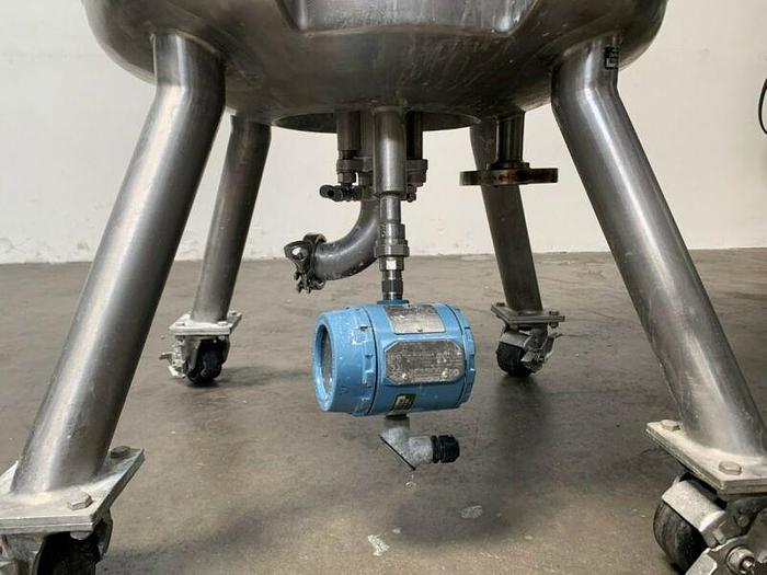 Used T&C 200 L Stainless Steel Jacketed Bioreactor High Pressure @ 400 PSI w/ Mixer