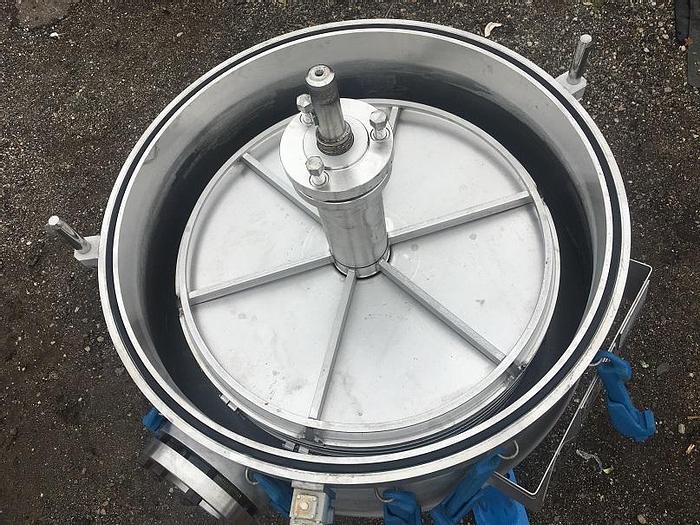 Used Used Schenk 5 sq. meter 316L S/S Centrifugal discharge filter