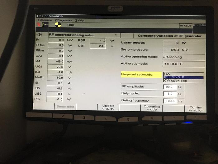 Used 1999 TRUMPF TRUMATIC TLC 3030, WILL BE MAKING PARTS UNTIL SOLD