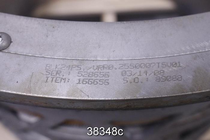 Used Black Clawson 24P Pressure Screen Basket, Slots .010" #38348