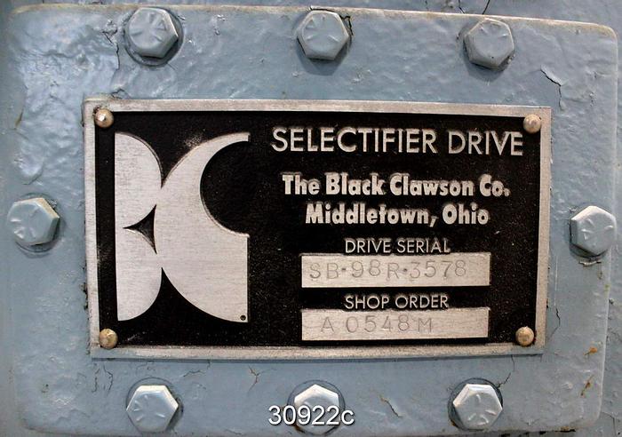 Used Black Clawson P24 Pressure Screen Spiral Bevel Drive #30922