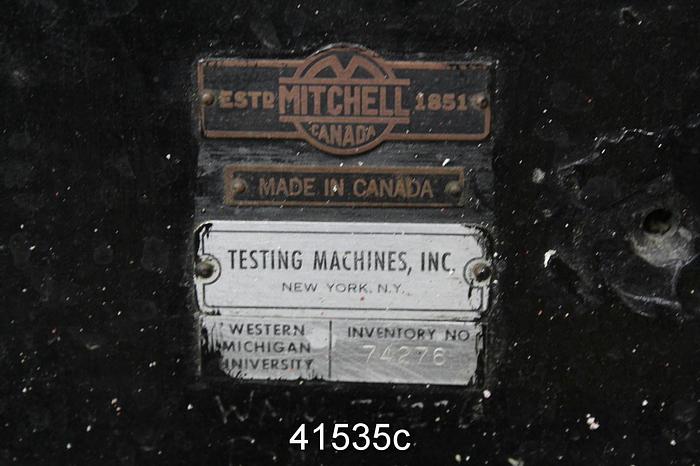 Used Mitchel Canadian Freeness Tester #41535