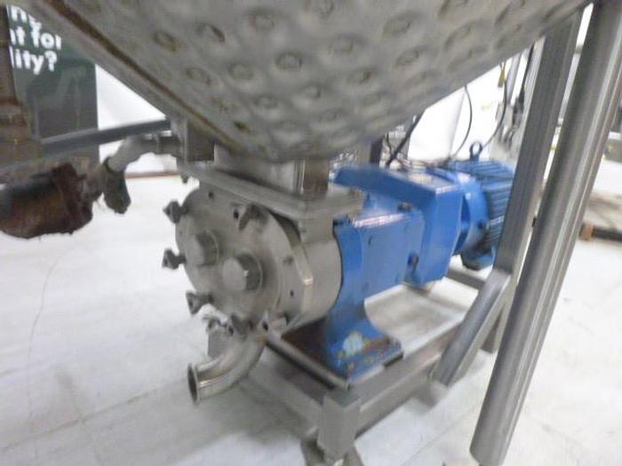 Used Mixing Tank w/Waukesha Pump