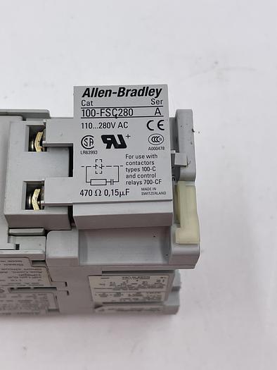 Used Allen-Bradley 100-C12*10 Ser A, 100-FSC280 Ser A