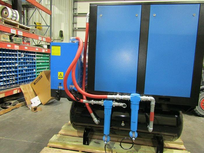 MAC-30D-P120H (NEW) Industrial Rotary Screw Compressor W/dryer/filters/120 tank