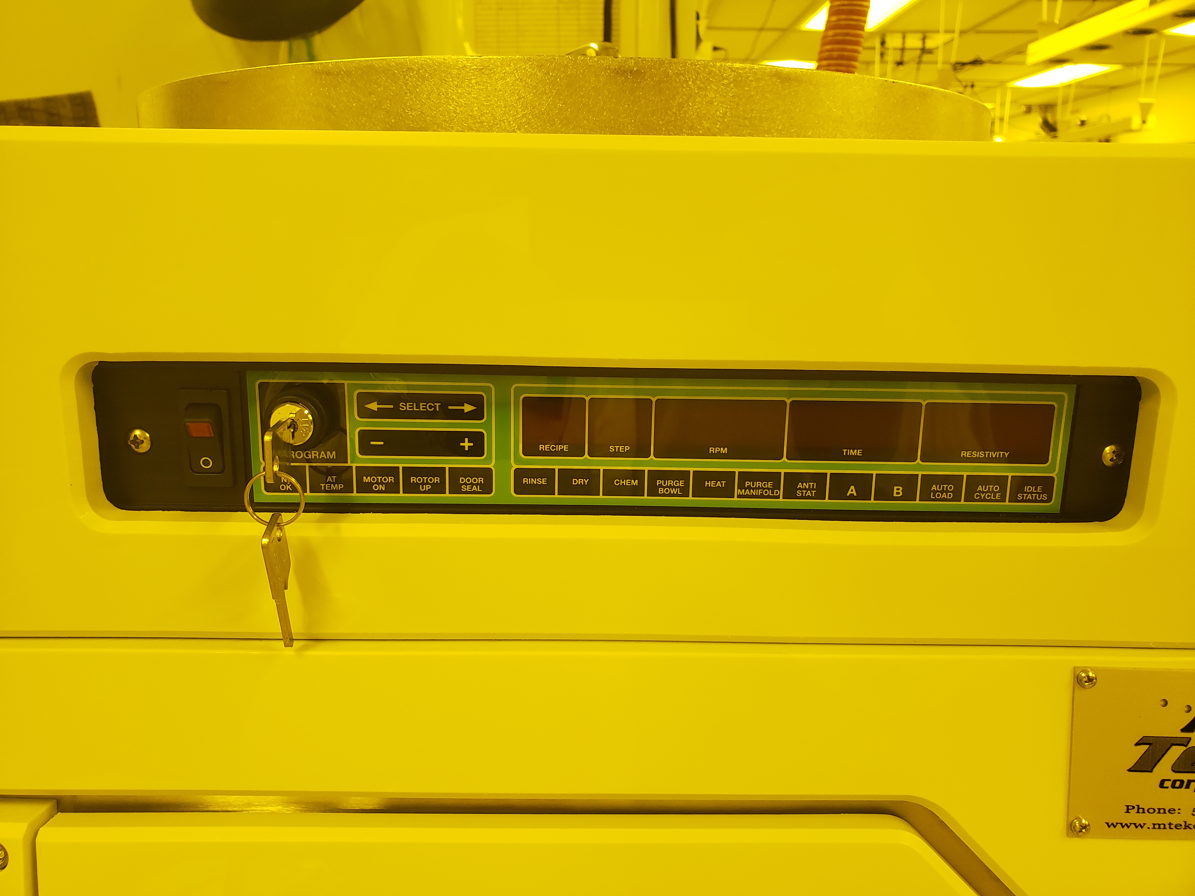 Used Mtek Corp SRD 4300S (single bolt rotor mounting), with digital controller