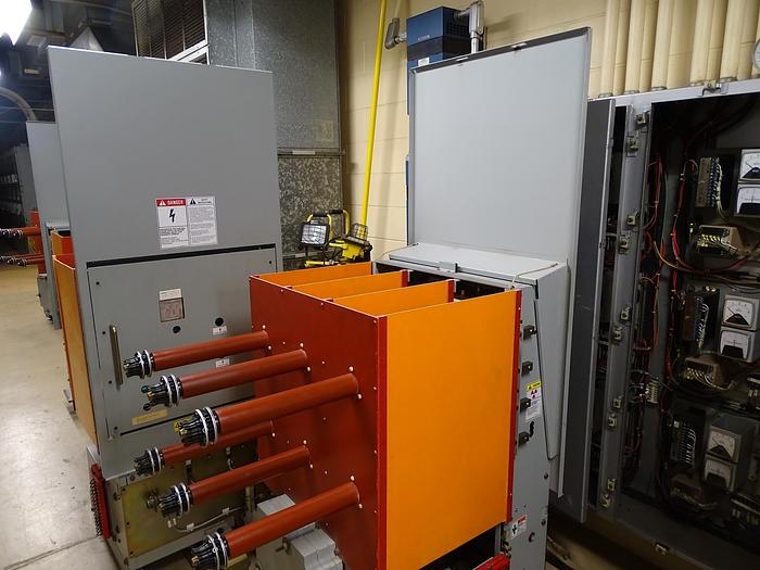 Used SIEMENS-ALLIS AC HIGH VOLTAGE CIRCUIT BREAKER 5-FSV-350-1200-78 FIVE AVAILABLE