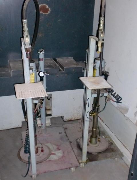 Used Aro pneumatic paint pumps