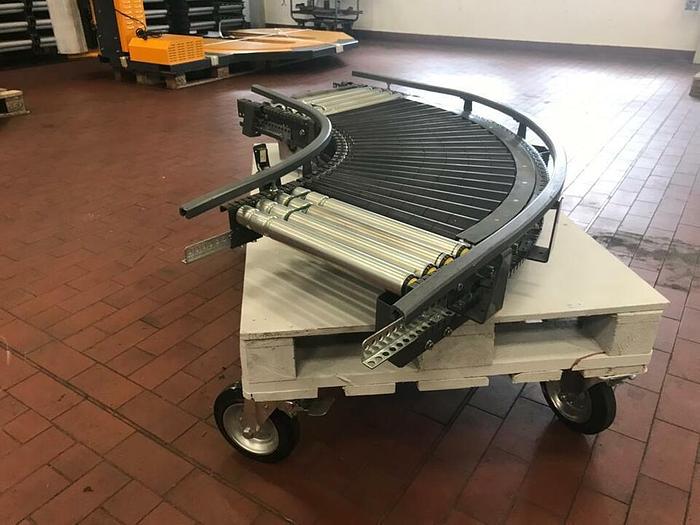 Gebraucht KNAPP Rollenbahnkurve Kurvenförderer 90 Grad