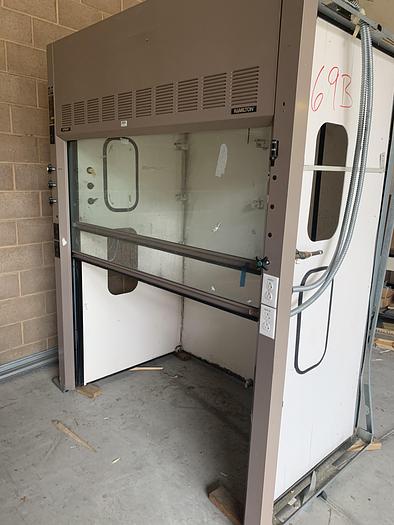 Used FISHER HAMILTON Walk In Floor Mounted Fume Hood