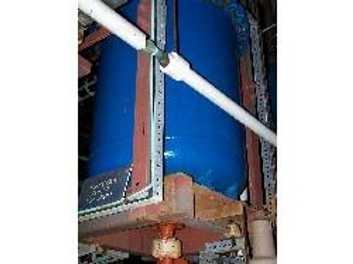 Used Pfaudler 100 gallon vertical #5015 glass lined vacuum receiver