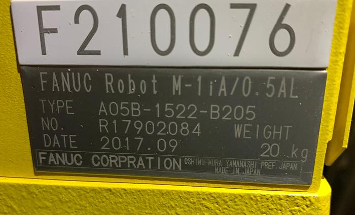 Used FANUC M1iA DELTA ROBOT WITH R30iB CONTROLLER