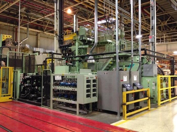 Used 2 - MITSUBISHI MODEL 4500MM3-740 4500 TON INJECTION MOLDERS 4500MM3-740