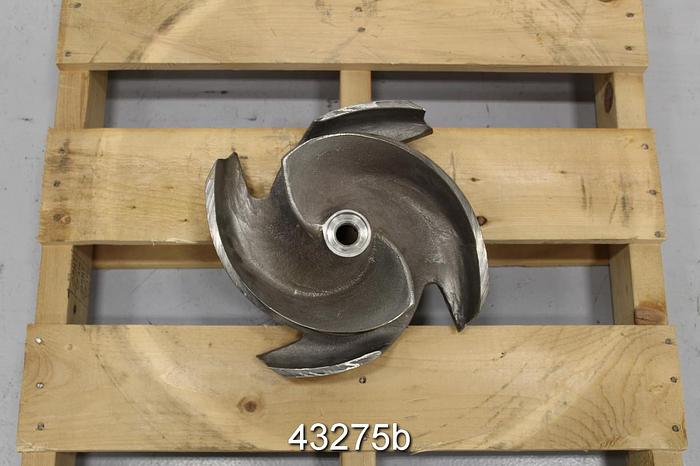 Used Goulds 3175 6x8x14 12" Diameter CF8M 2/4-Vane Impeller #43275