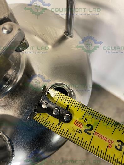 Used Alloy Products  20L 316 Stainless Steel Pressure Vessel 185 PSI w/ 22" Dip Tube