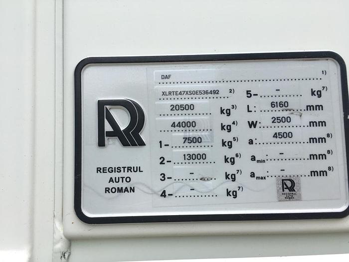 Used 2000 DAF 95 xf 430 euro 3 manual