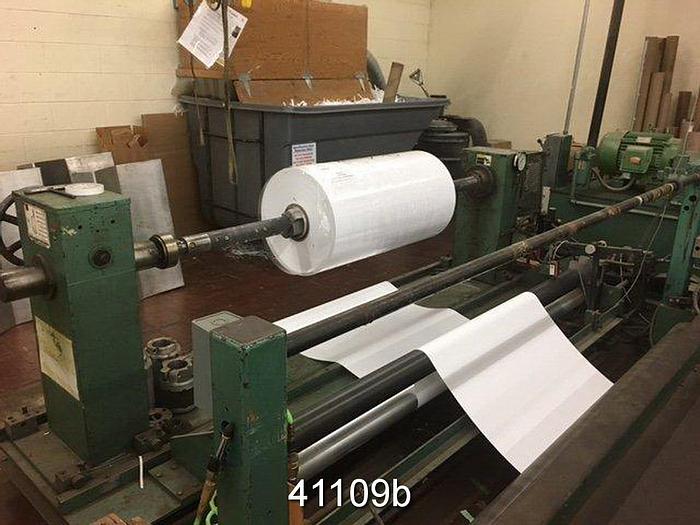 Used Dusenbery 800 Model Duplex Surface Center Slitter Rewinder #41109