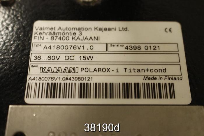 Used Kajaani Polarox-I Titan + Cond Chemical Concentration Measurement Sensor #38190