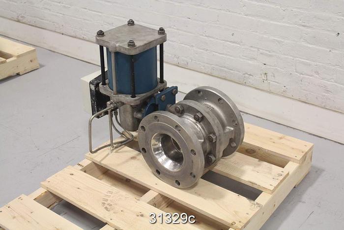 Unused Jamesbury 5150 313600TT1 6" Control Ball Ball Valve #31329