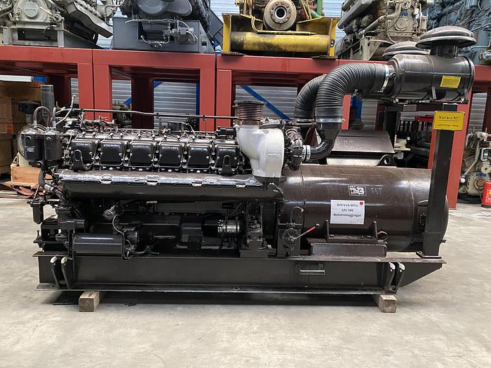 Used MTU 12V-396 / A.VAN KAICK GEN,SET 1100 KVA
