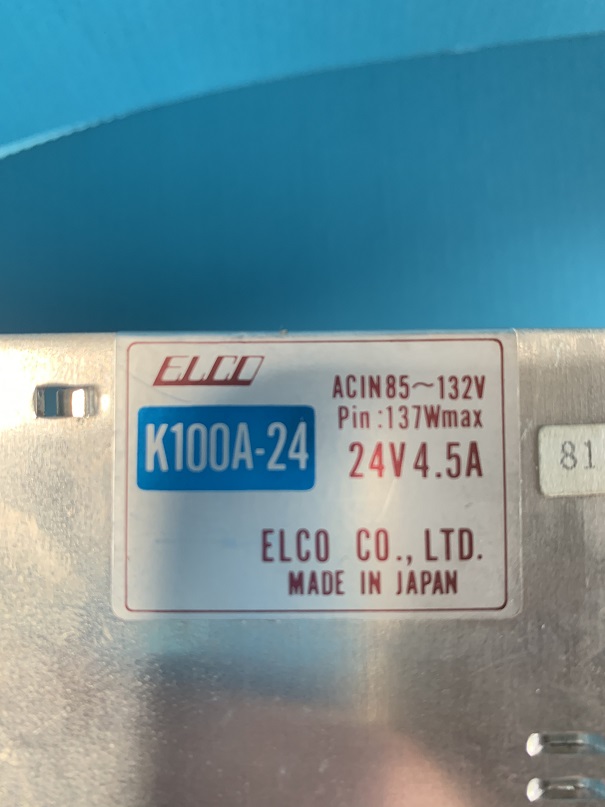 Used ELCO Power Supply K100A-24