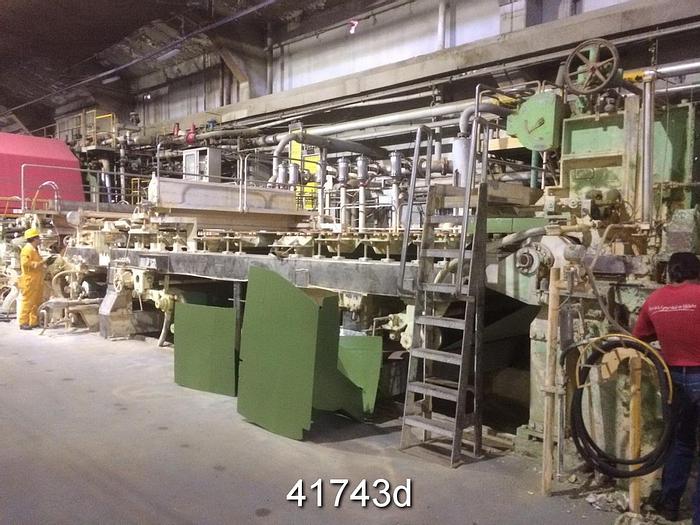 Used Complete Paper Machine for Liner and Medium, 92" Trim, 80 bdmt/d #41743