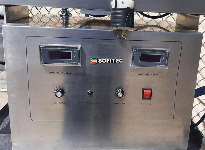 Used Sealer, Induction, Sofitec, Mdl GLF-1800, Conveyor #S744481