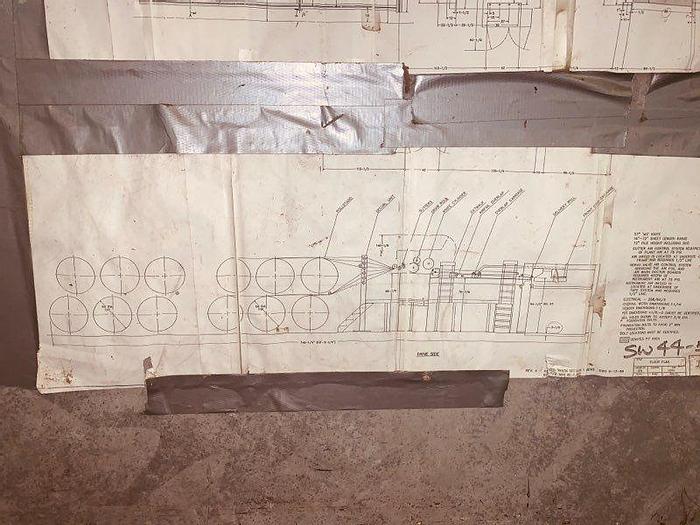 Used 57" MAXSON MODEL MS SINGLE ROTARY KNIFE SHEETER