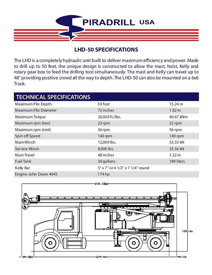 Spiradrill LHD 50